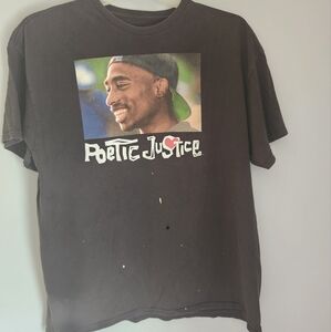 Ripple Junction Black Poetic Justice Tee